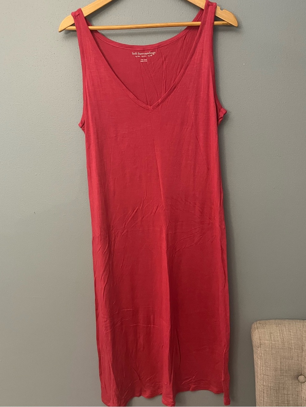 Soft Surroundings Tank Midi Dress